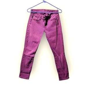 7s for all man kind purple jeans